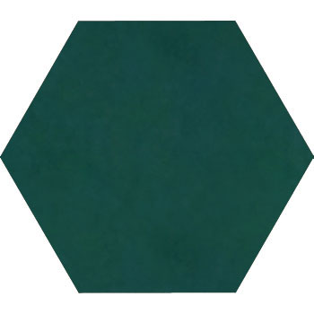 Mosaic House Moroccan tile  8x8 Hexagon Custom Color Sea Green  solid cement, encaustic, loose, size 